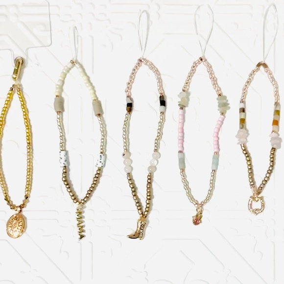 Handmade Phone Custom Charms 🪬☘️🌙⚡️🥀🪷🎗️⚓️🔮📿🪆🤍 - Picture 3 of 9